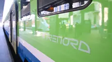 Un convoglio Trenord - Foto Ansa/Daniel Dal Zennaro © www.giornaledibrescia.it