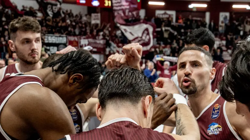 I giocatori della Trapani Shark - Foto Facebook/Trapani Shark