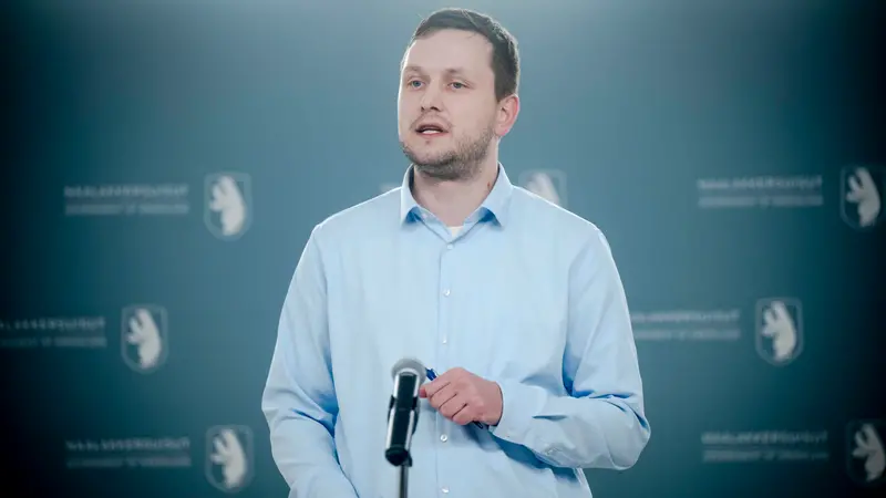 Jens-Frederik Nielsen, primo ministro della Groenlandia - Foto Epa/Oscar Scott © www.giornaledibrescia.it