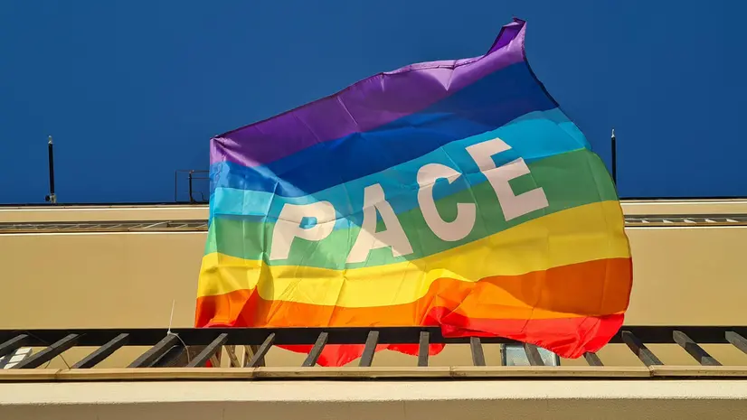 Una bandiera della pace