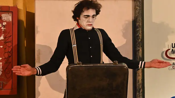 La strada winter in centro a Brescia