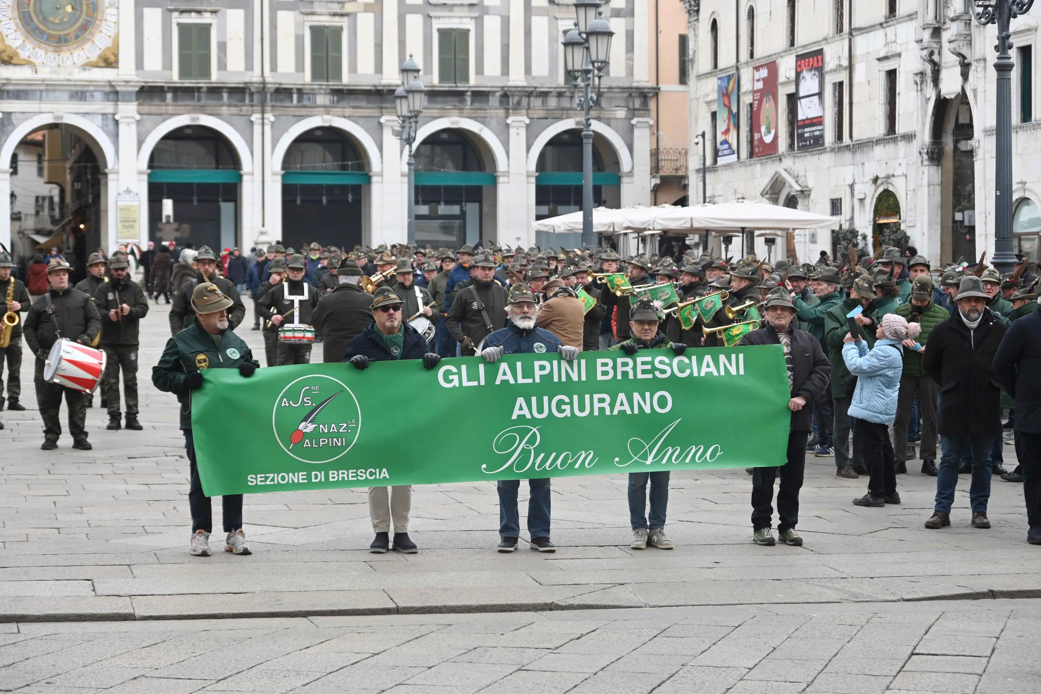 Epifania, i tradizionali auguri degli Alpini in città