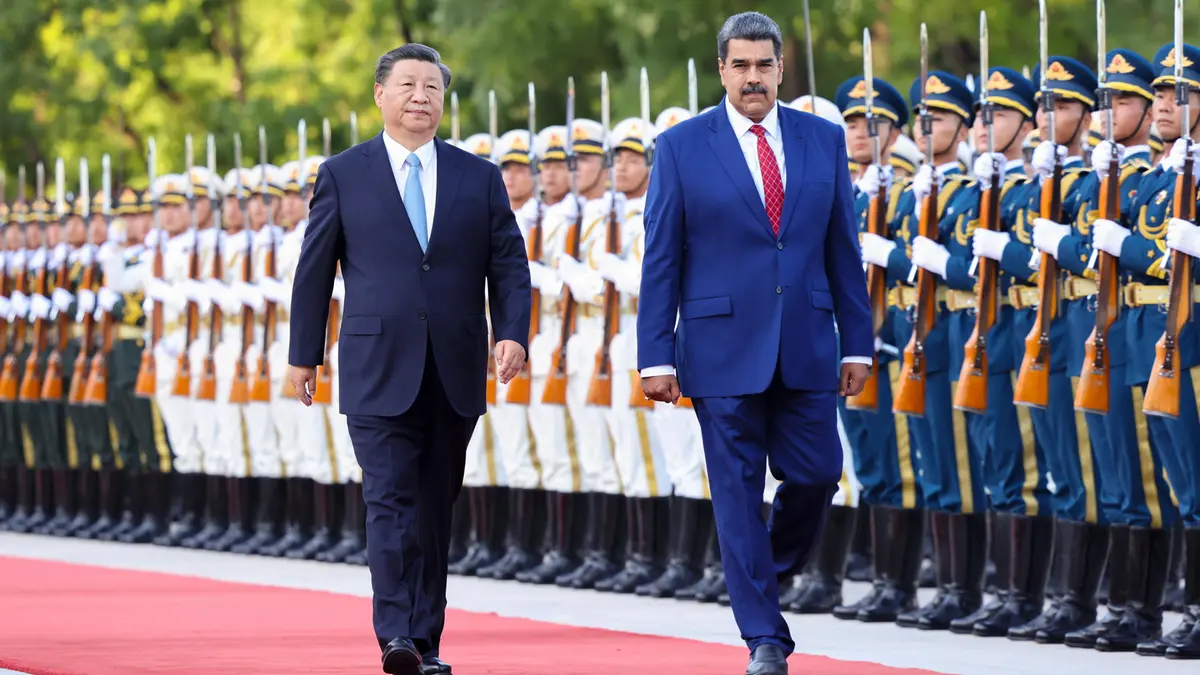 Il presidente cinese Xi e Maduro - Foto Ansa © www.giornaledibrescia.it