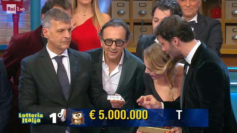 L'estrazione in diretta Rai