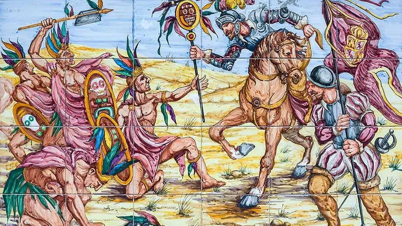 Hernan Cortes, la battaglia di Otumba