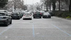 La «neve tonda» a Brescia