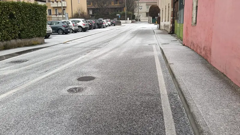 La «neve tonda» a Nave