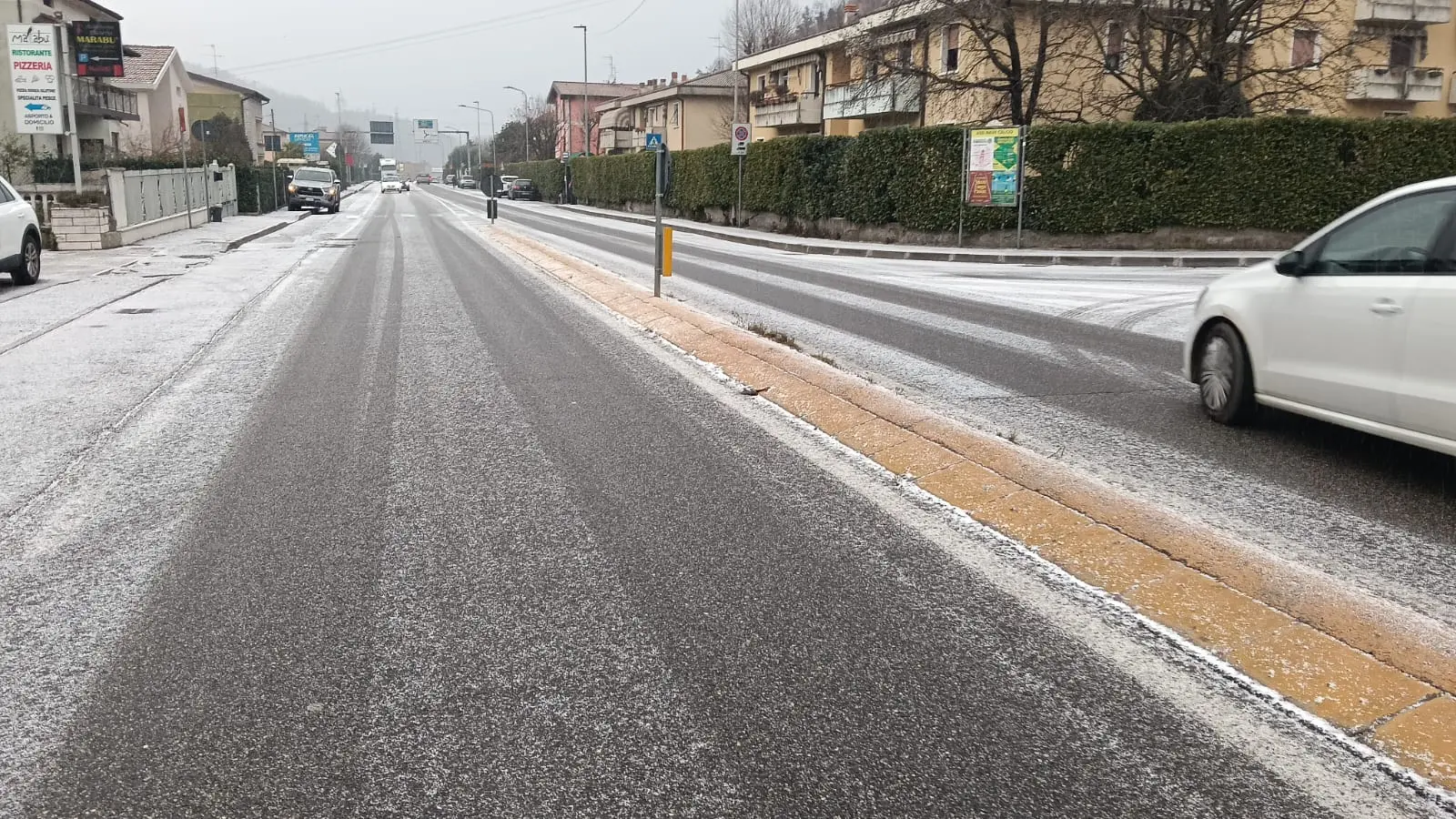 La «neve tonda» a Nave