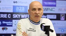 Eugenio Corini in conferenza - Media house Union Brescia