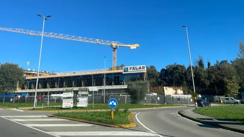 Il cantiere del polo sociosanitario di Cunettone - © www.giornaledibrescia.it