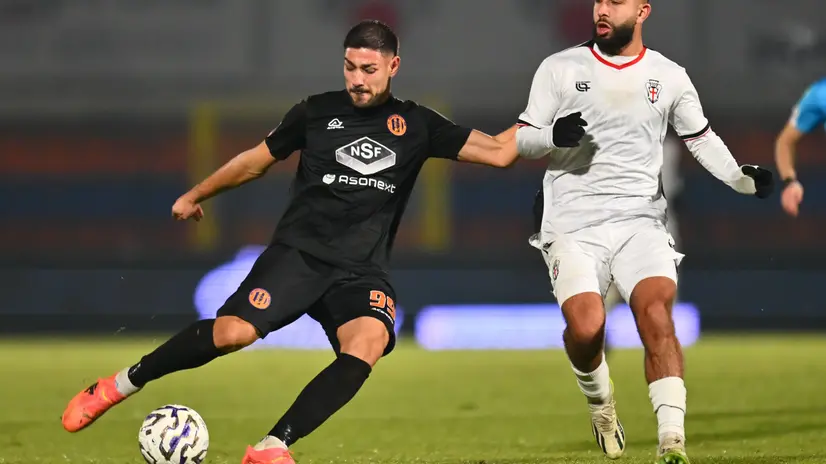 Bertoli in azione in Ospitaletto - Pro Vercelli - New Reporter Biasi © www.giornaledibrescia.it