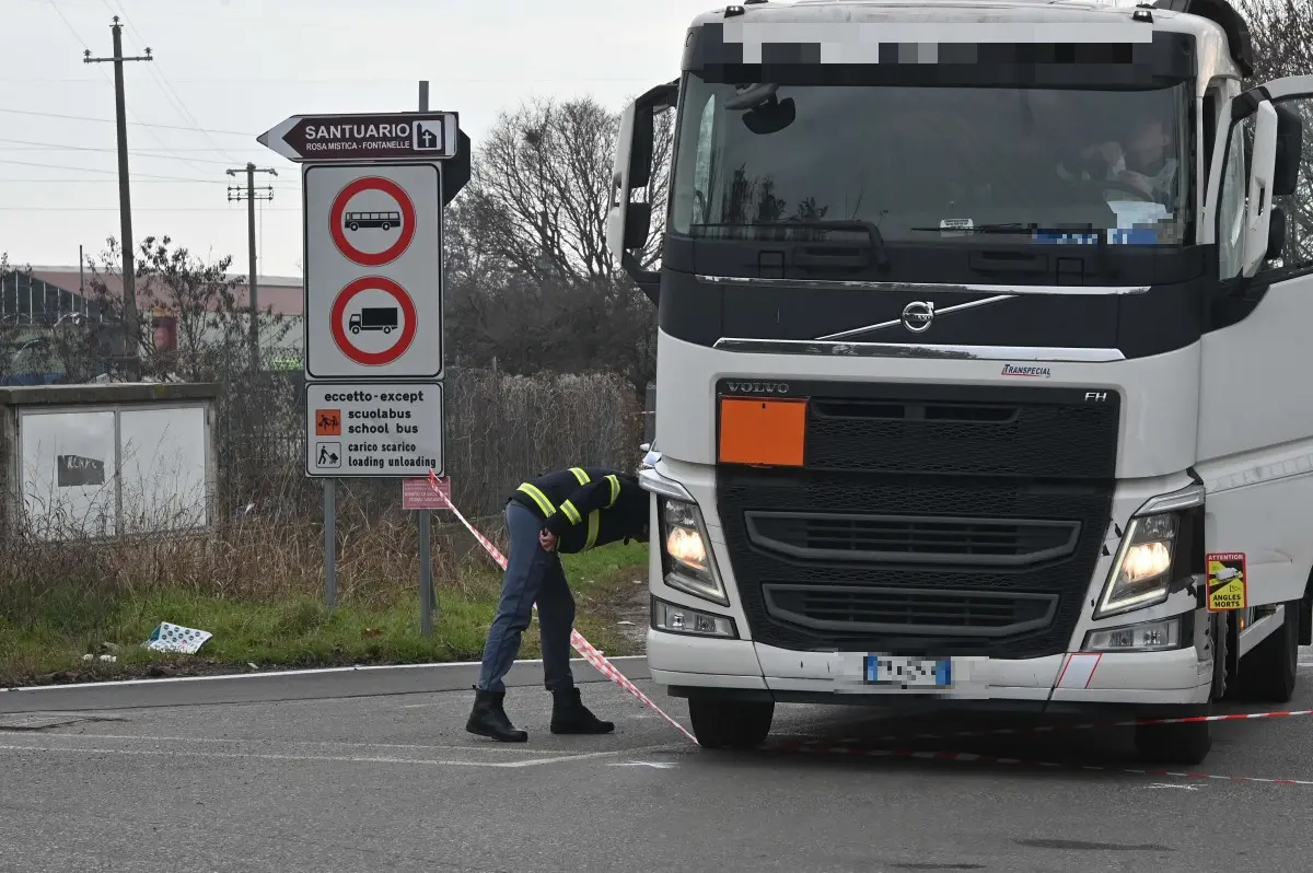 MONTICHIARI INCIDENTE MORTALE REDAZIONE PROVINCIA 09-01-2026 GABRIELE STRADA NEW EDEN GROUP