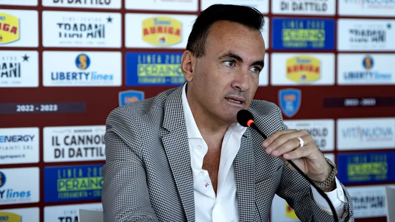 Valerio Antonini, presidente di Trapani