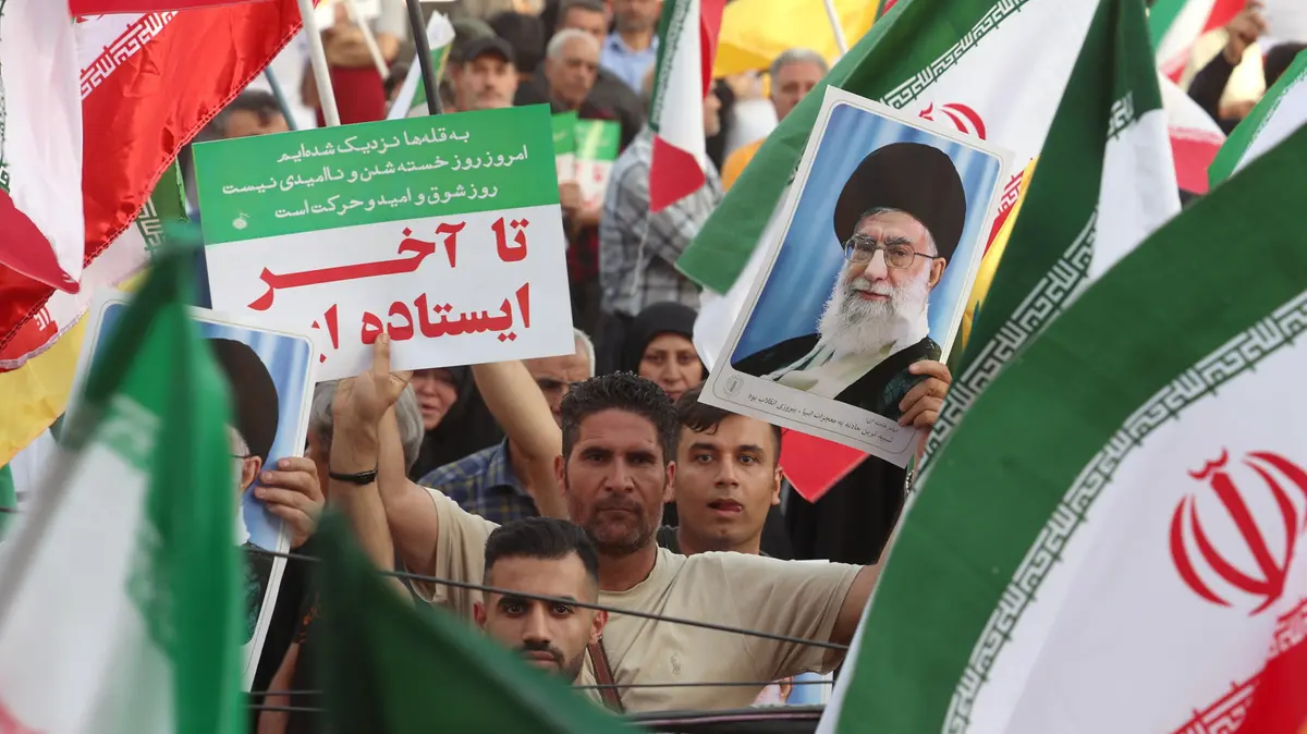 Le rivolte in Iran - Foto Epa/ Abedin Taherkenareh