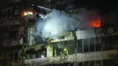 La distruzione a Kiev - Ansa © www.giornaledibrescia.it