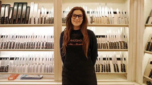 Veronica Ferrazza, 26 anni, fa l'arrotina