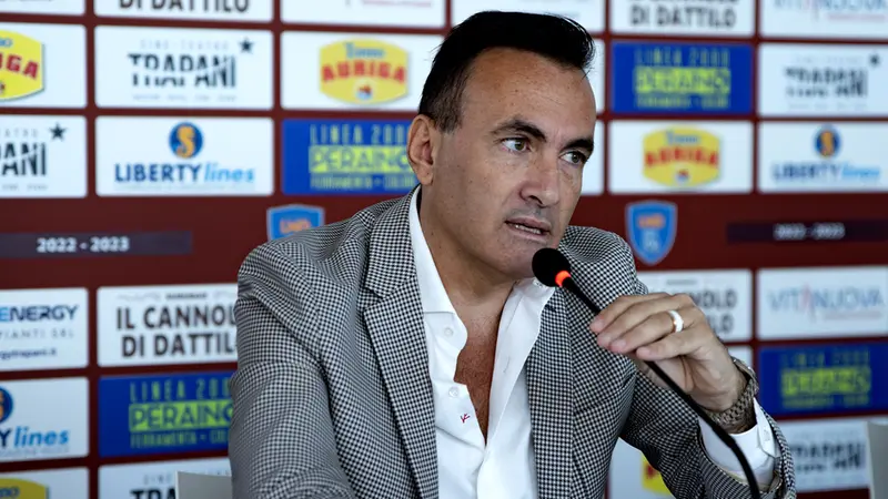 Valerio Antonini, presidente dei siciliani - Foto Trapani Basket