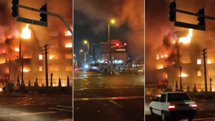 Proteste a Teheran - Ansa © www.giornaledibrescia.it