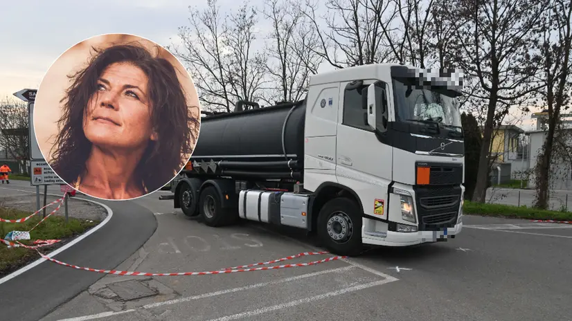 Marina Signori e il luogo dell'incidente