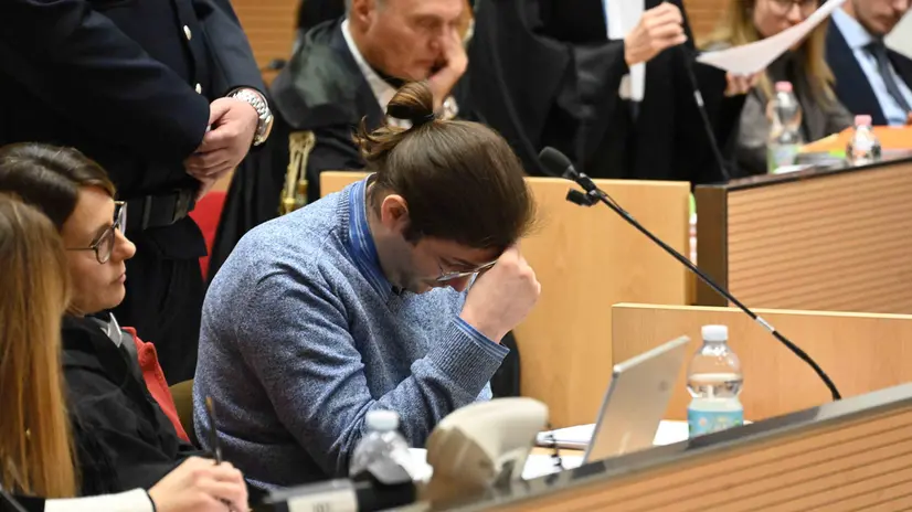 Mirto Milani durante il processo