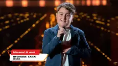 Giovanni, 11 anni, sul palco