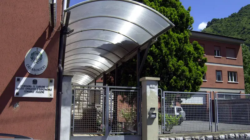 La caserma dei Carabinieri di Gardone Valtrompia