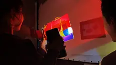 Bambini durante un laboratorio alla PinAC