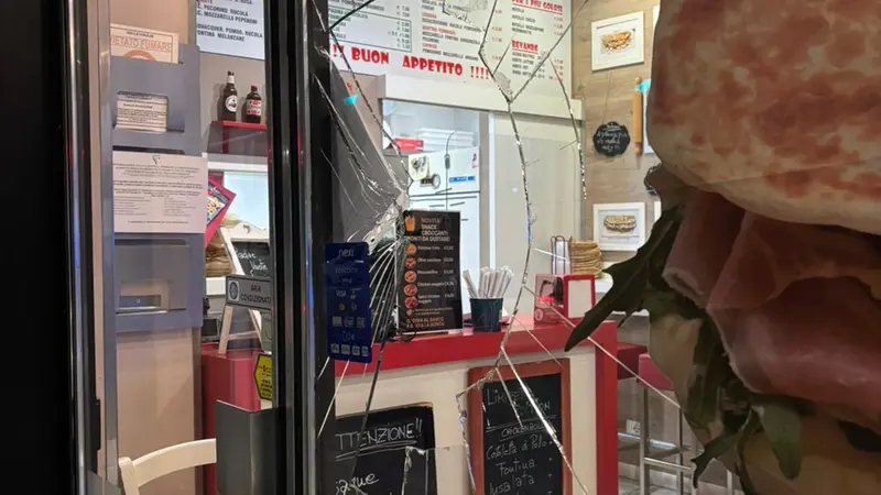 La piadineria in piazzale Cesare Battisti