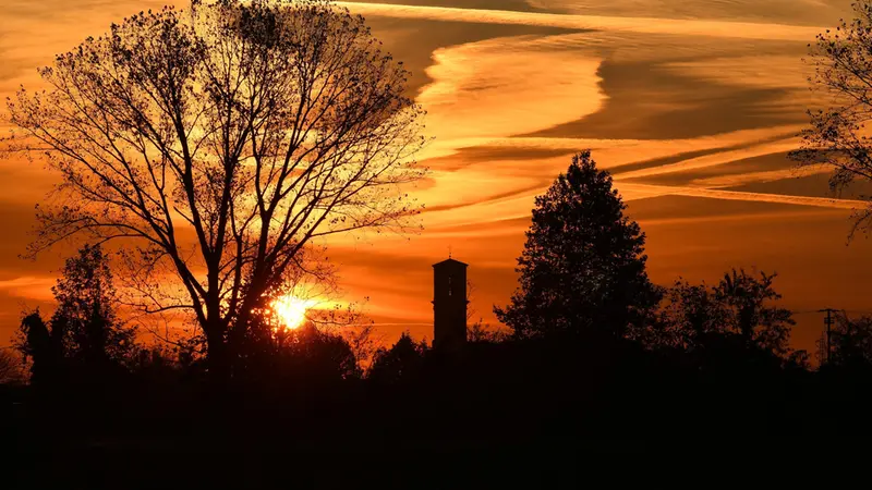 Tramonto a Brandico - Foto danikon66 - © www.giornaledibrescia.it