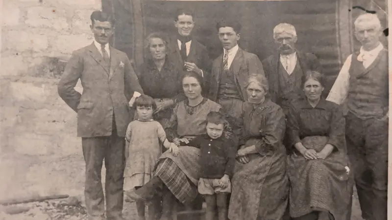 Una vecchia foto di famiglia