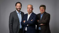 Alla guida di Be2Net: Davide Sangiorgi, Giuseppe Capoferri, Giancarlo Turati