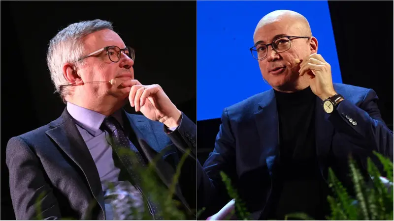 Alessandro Barbero e Aldo Cazzullo - Foto New Reporter Favretto © www.giornaledibrescia.it