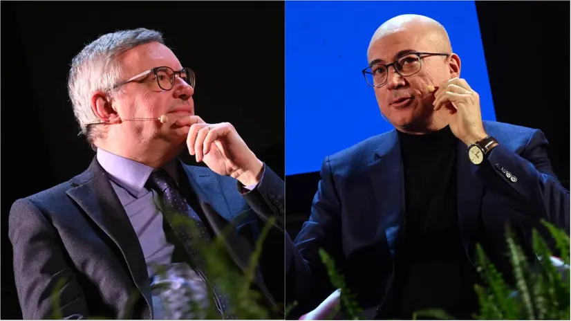 Alessandro Barbero e Aldo Cazzullo - Foto New Reporter Favretto © www.giornaledibrescia.it