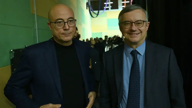 Cazzullo e Barbero a Castenedolo - Foto New Reporter Favretto © www.giornaledibrescia.it