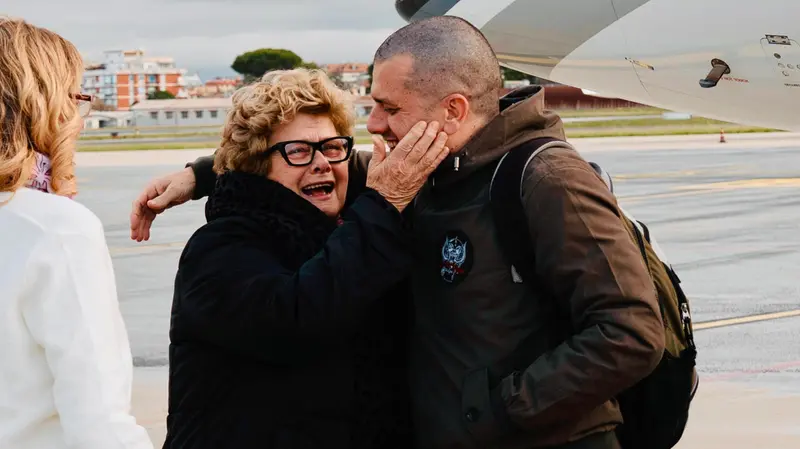 Il rientro di Trentini e Burlò in Italia