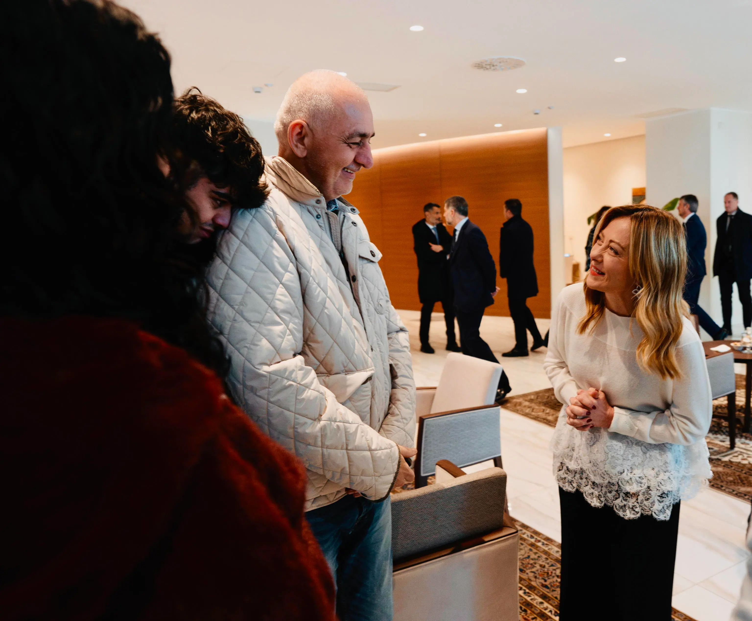 Il rientro di Trentini e Burlò in Italia