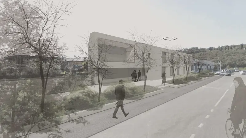 Un'elaborazione grafica del nuovo Centro per l'impiego - © www.giornaledibrescia.it