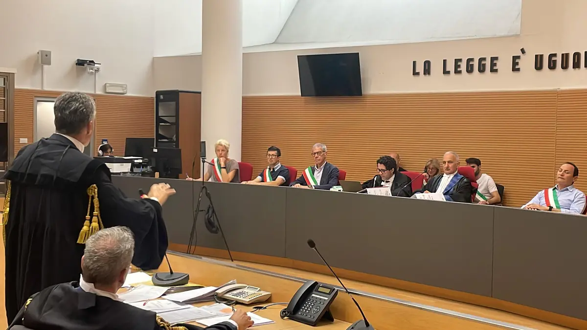 Un momento del processo - © www.giornaledibrescia.it