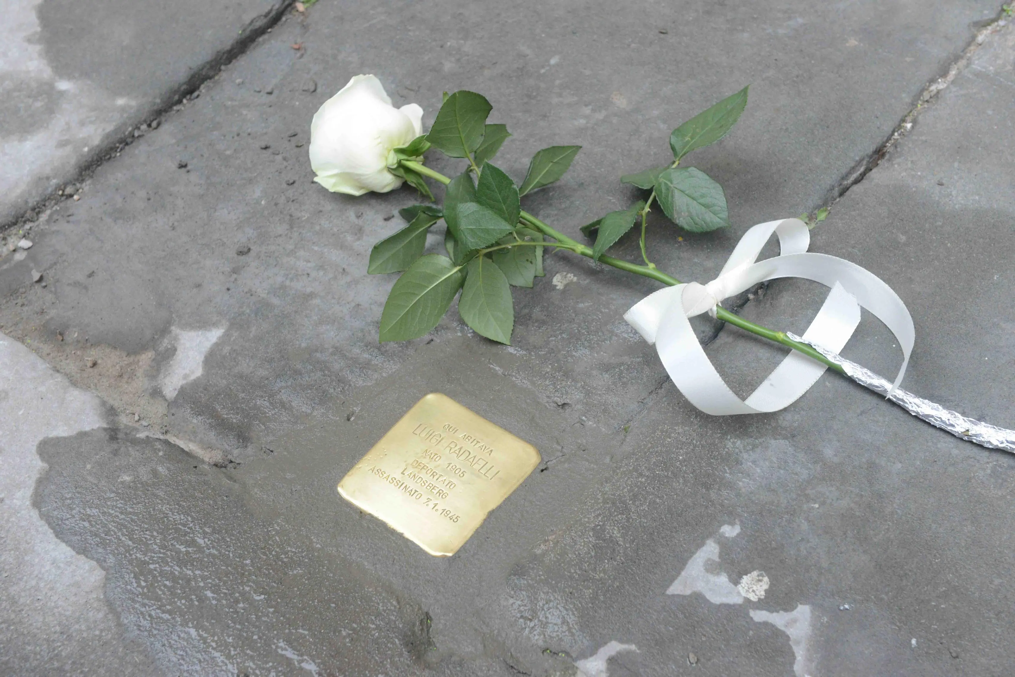 Le tre nuove pietre d'inciampo a Brescia