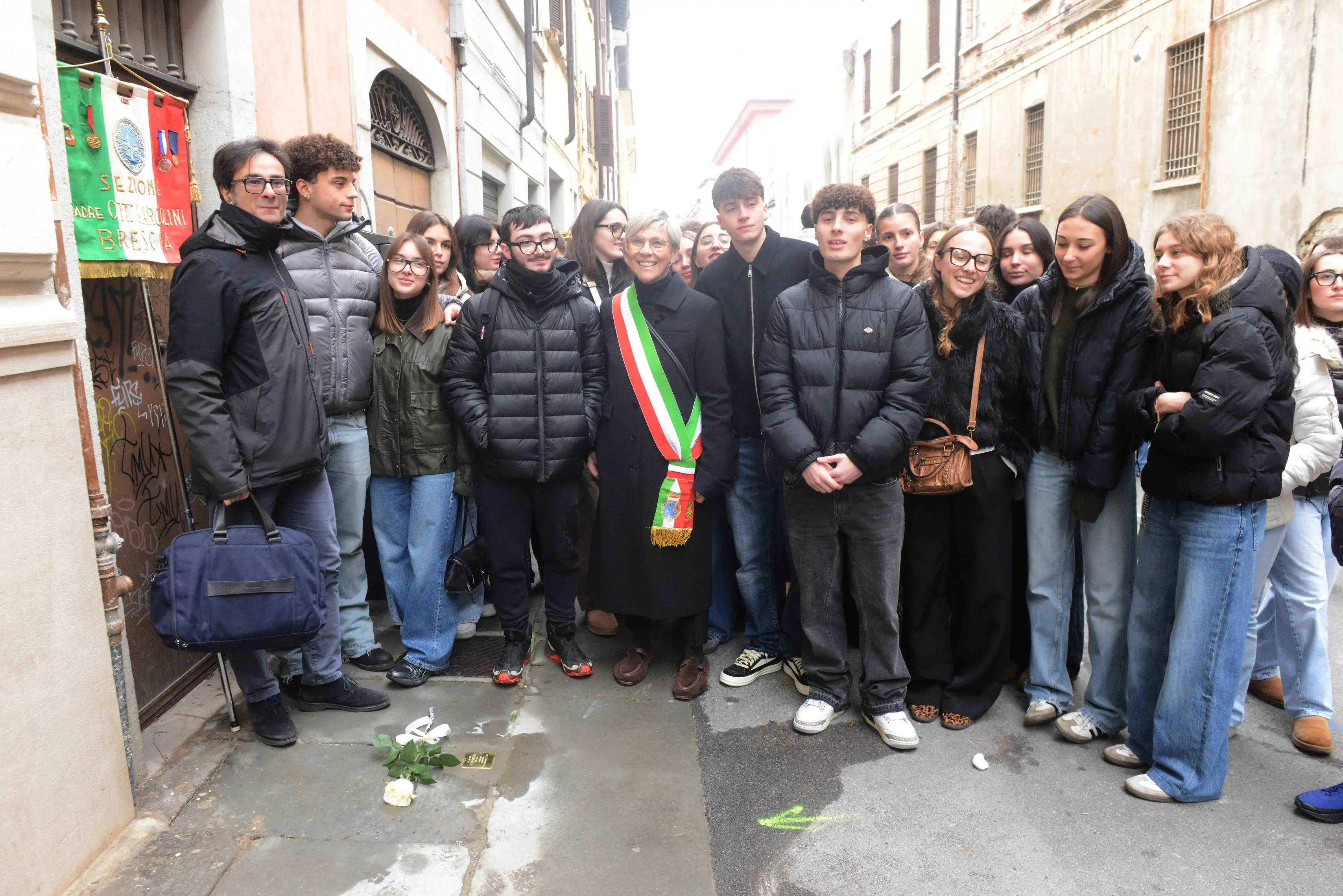 Le tre nuove pietre d'inciampo a Brescia