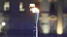 La Fiamma Olimpica - Foto Ansa © www.giornaledibrescia.it