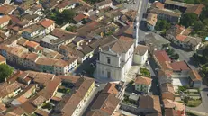 Immagine dall' alto del centro storico di Gottolengo - © www.giornaledibrescia.it