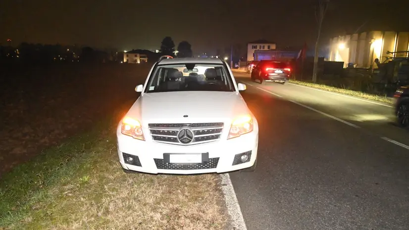 L'auto della vittima - Foto Gabriele Strada/Neg © www.giornaledibrescia.it