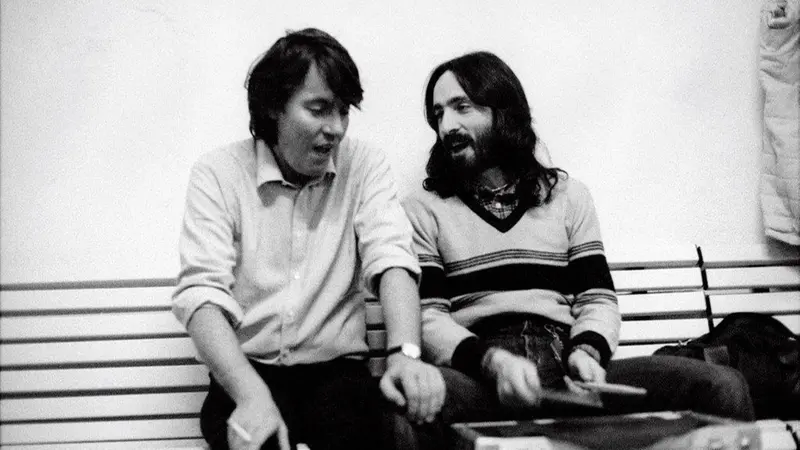 Franz con De Andrè - Foto Guido Harari