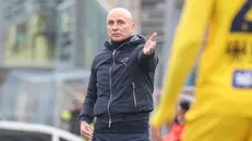 L'allenatore dell'Union Brescia Eugenio Corini - © www.giornaledibrescia.it