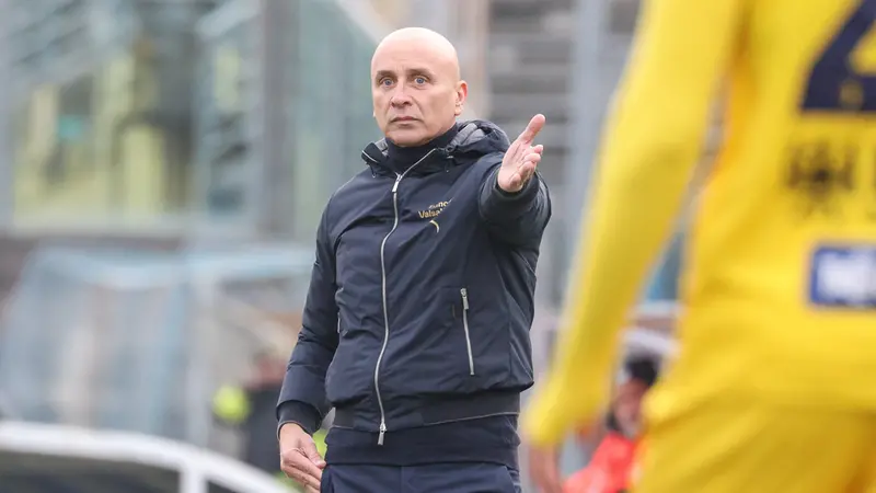 L'allenatore dell'Union Brescia Eugenio Corini - © www.giornaledibrescia.it