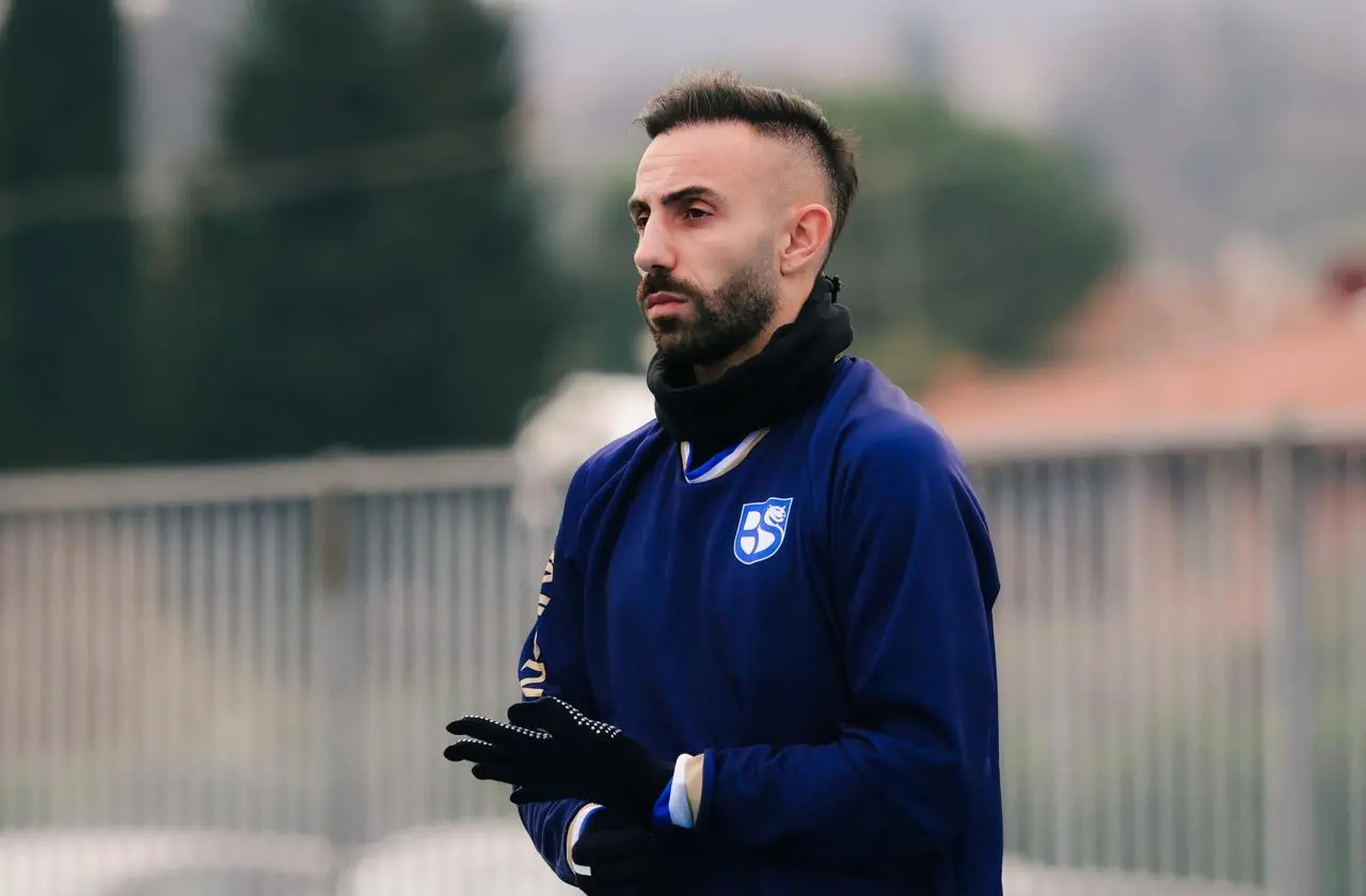 Union Brescia, il primo allenamento di Manuel Marras