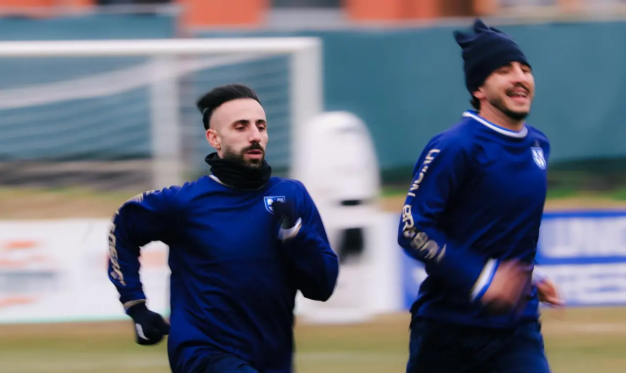 Union Brescia, il primo allenamento di Manuel Marras