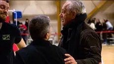 Velasco al palazzetto di Torbole per la partita di B1 tra Idras e Imoco - © www.giornaledibrescia.it