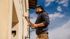 Carlo Destefani al lavoro